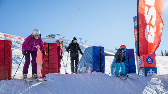 Départ de boardercross à Méribel