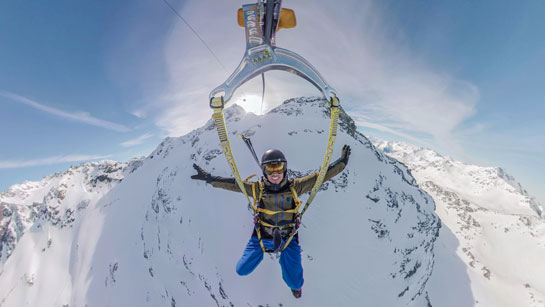 Highest zip line in Europe, Orelle