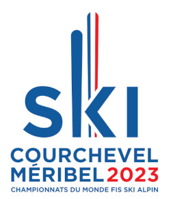 Logo des Championnats du Monde de Ski Alpin Courchevel Méribel 2023